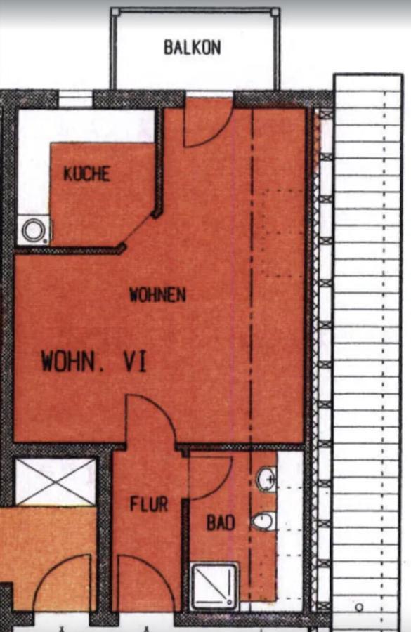 Fewo "Rabennest " Gemuetliche Wohnung Nahe Rabensteinklinikum - Kein Separates Schlafzimmer, Studiowohnung Chemnitz Luaran gambar